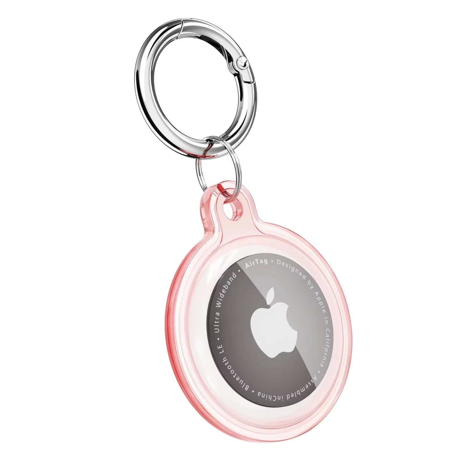 Premium Transparent Waterproof TPU AirTag Case – Full Protective Shell with Anti-Lost Keychain, Shockproof Pet Collar Tracker Cover