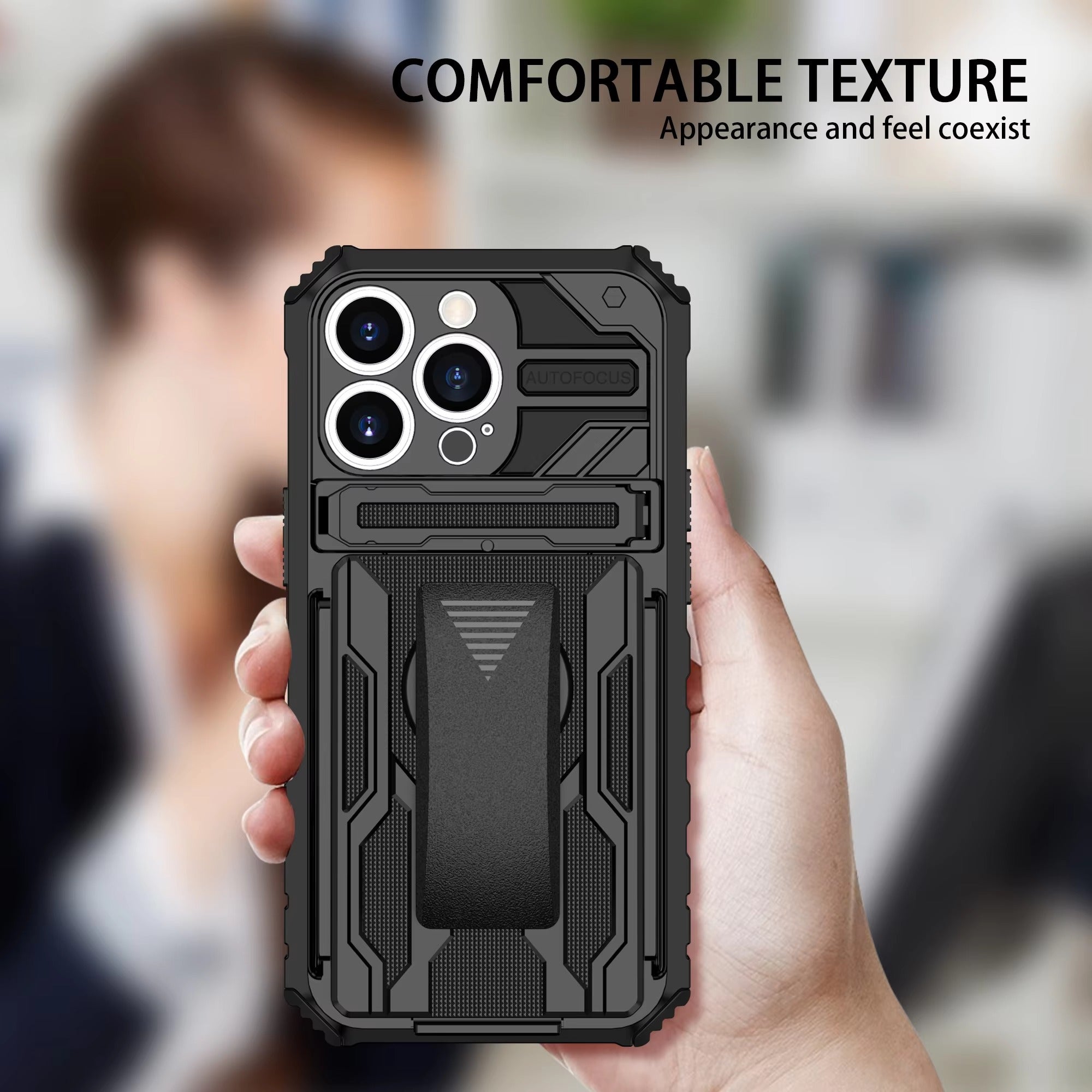 Robust Apple iPhone Case, MagSafe Compatible, Camera Lens & Screen Protection, Ultra Thin, Shockproof, Magnetic Full All Around Cover – Heavy Duty Armor Case with Kickstand, Holster & Belt Clip Attachment