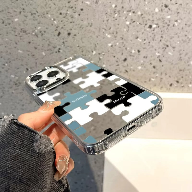 Premium Apple iPhone Case, MagSafe Compatible, Camera Lens and Screen Protection, Ultra Thin, Shockproof, Magnetic, Full All Around Protection, Plating Mirror Soft Cover