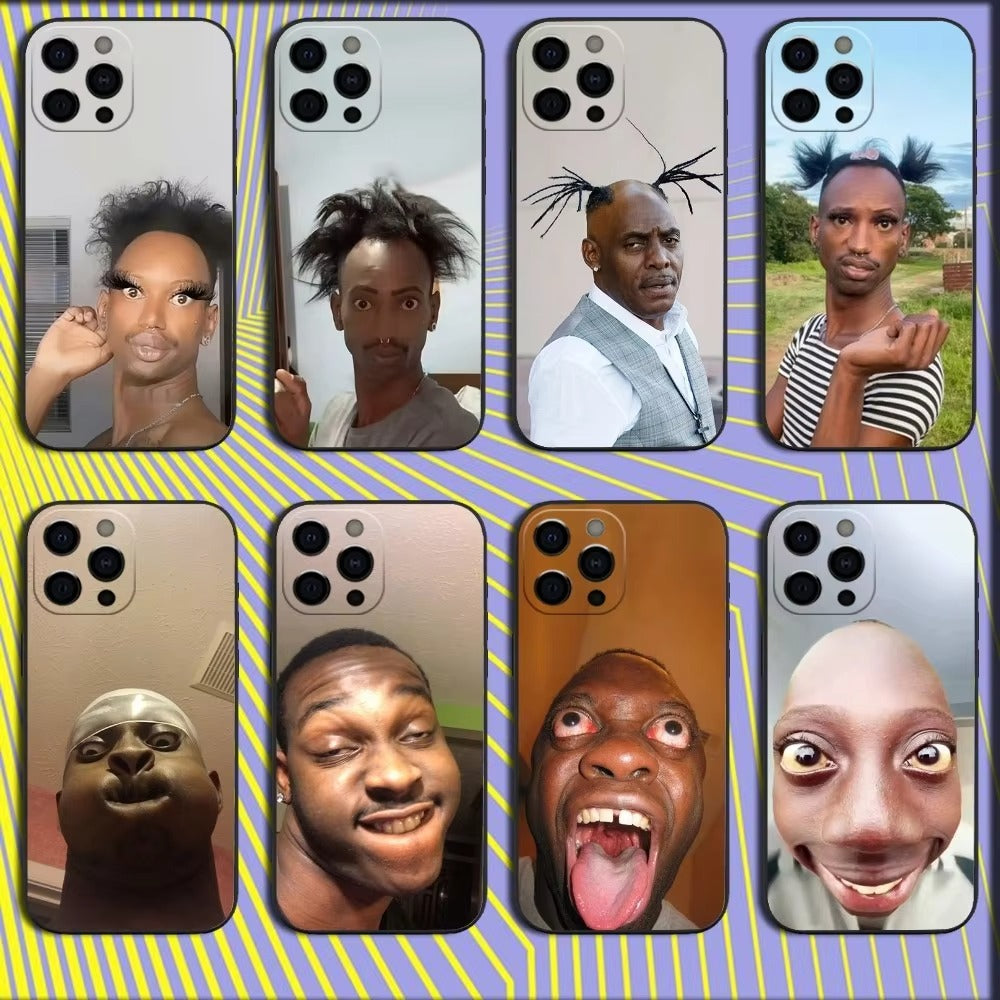 Premium Apple iPhone Case, MagSafe Compatible, Camera Lens and Screen Protection, Ultra Thin, Shockproof, Magnetic, Full All Around Protection, Cool Cartoon Face Cover