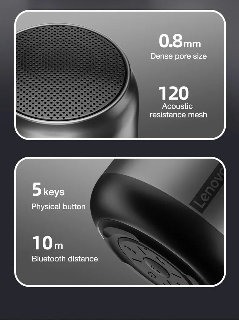 Premium RGB Bluetooth Speaker – Portable Wireless Mini Subwoofer with HiFi Stereo Sound, 360° Surround, TWS Pairing, TF Card, Long Battery Life