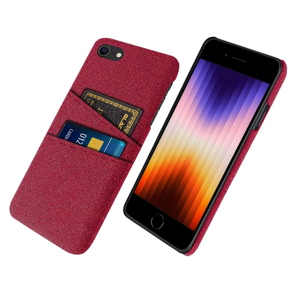 Premium Apple iPhone Case, MagSafe Compatible, Camera Lens and Screen Protection, Ultra Thin, Shockproof, Magnetic, Full All Around Protection, Dual Card Fabric Cover