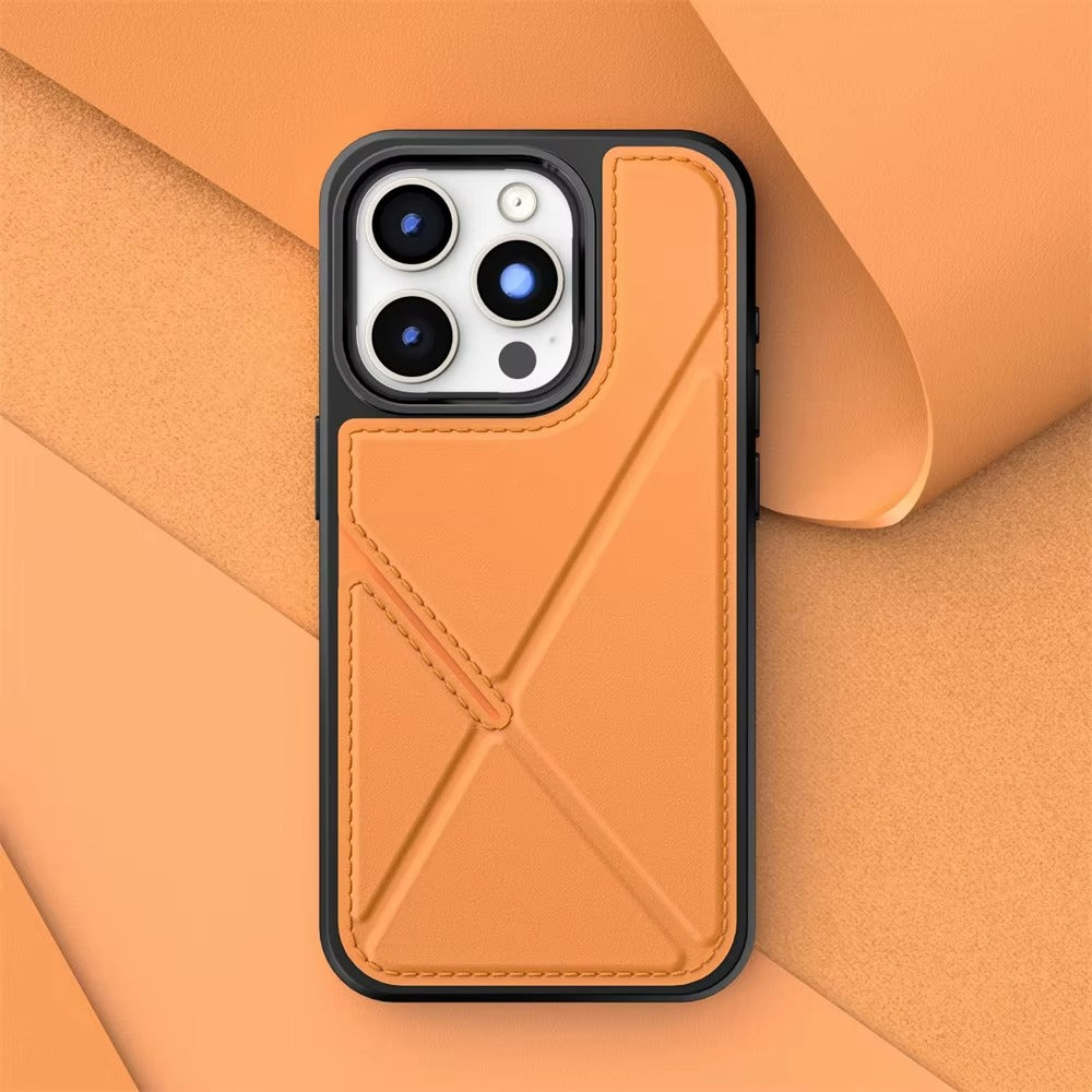Luxury Apple iPhone Case, MagSafe Compatible, Camera Lens and Screen Protection, Ultra Thin, Shockproof, Magnetic, Full All Around Protection, Flip Leather Wallet Cover