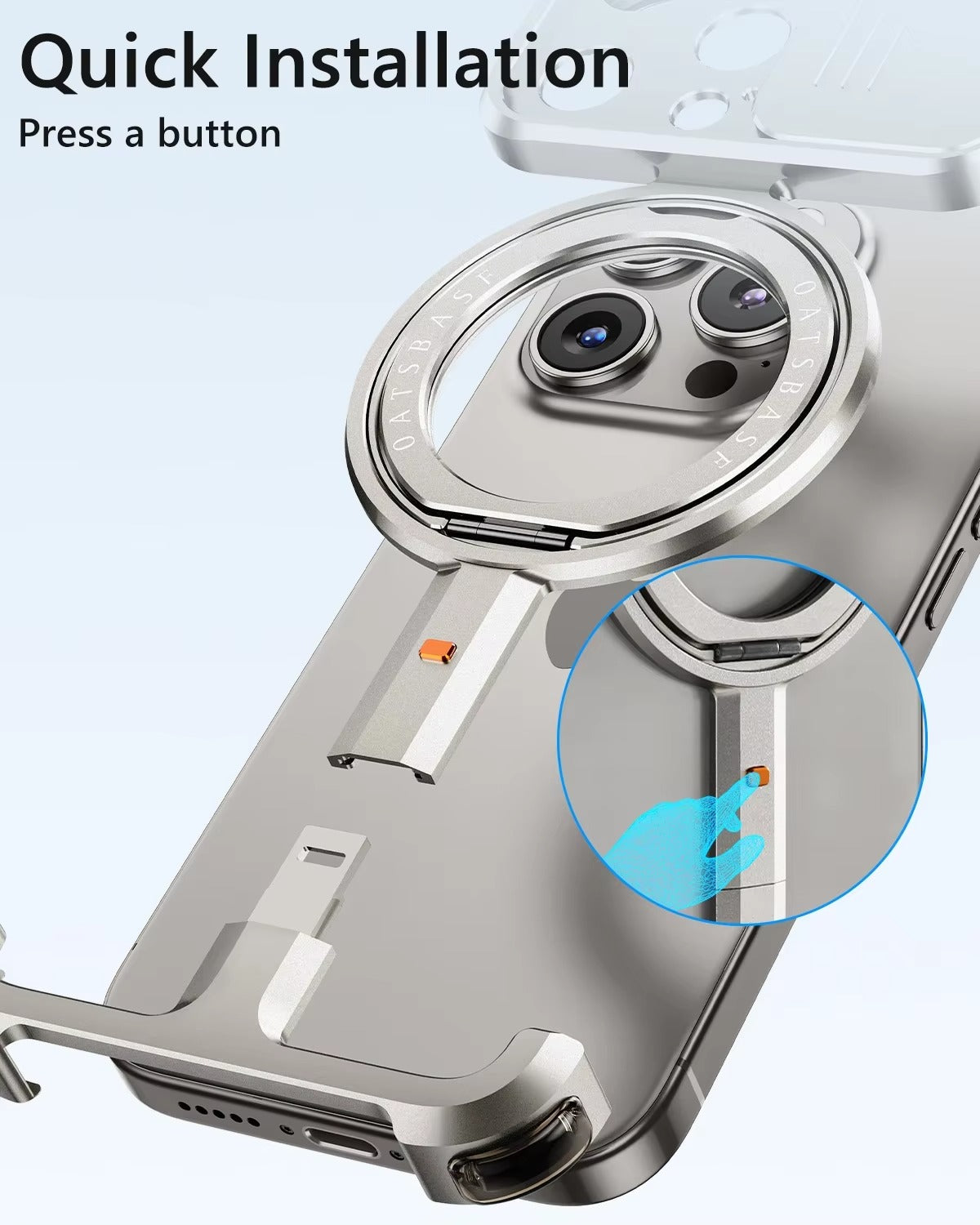 Premium Apple iPhone Case n, Ultra Thin Shockproof Magnetic Full All Around Protection Cover with Wireless Charging Bumper