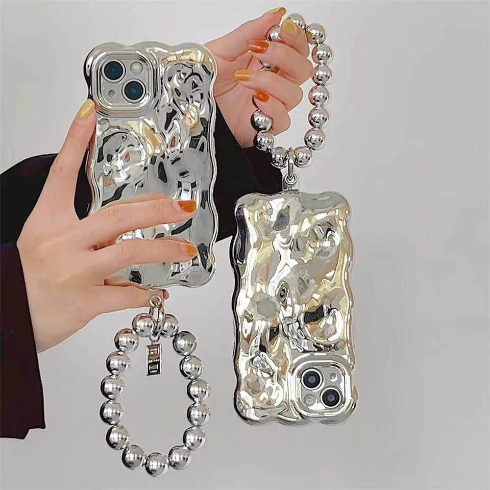 Luxury Apple iPhone Case, MagSafe Compatible, Camera Lens and Screen Protection, Ultra Thin, Shockproof, Magnetic, Full All Around Protection, Meteorite Bracelet Cover