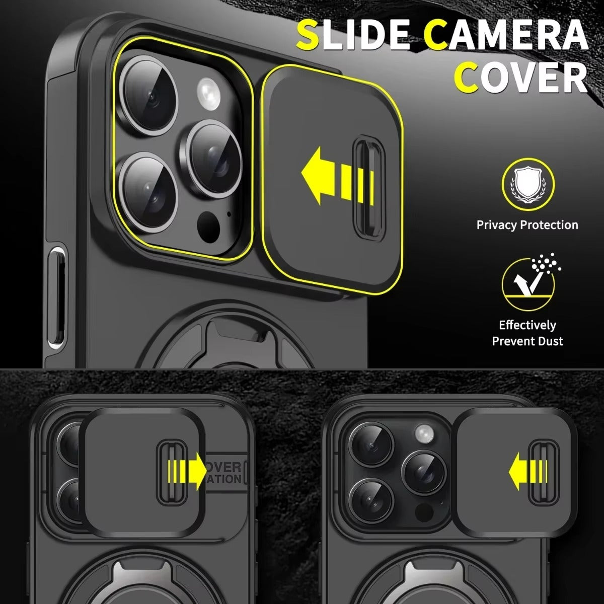 Robust Apple iPhone Case, Camera Protection, Screen Protection, Ultra Thin, Shockproof, Magnetic, Full All Around Protection