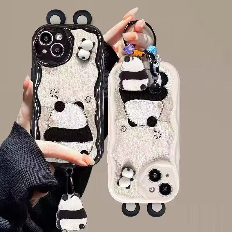 Luxury Apple iPhone Case, MagSafe Compatible, Camera Lens and Screen Protection, Ultra Thin, Shockproof, Magnetic, Full All Around Protection, 3D Animal Keychain Cover