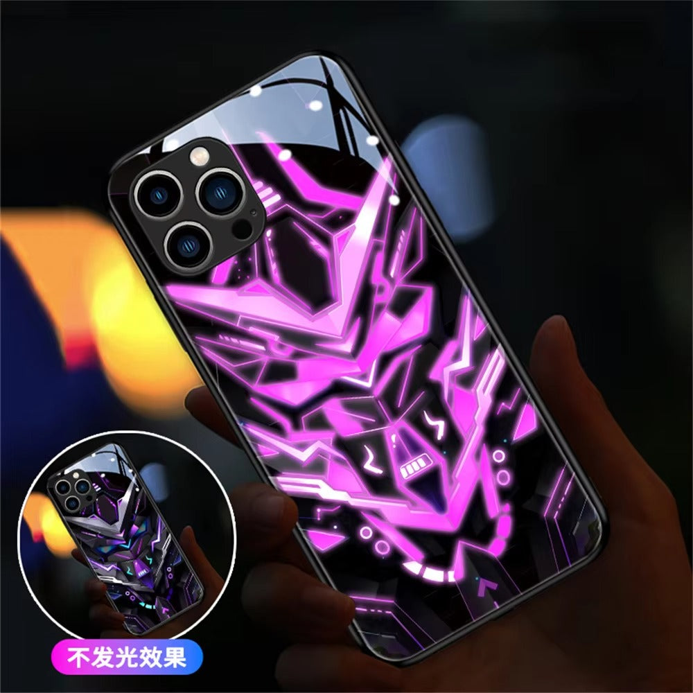 Premium Apple iPhone Case, MagSafe Compatible, Camera Lens and Screen Protection, Ultra Thin, Shockproof, Magnetic, Full All Around Protection, LED Glowing Armor Cover