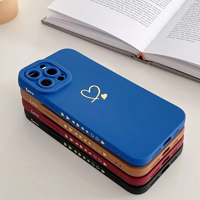 Luxury Apple iPhone Case, MagSafe Compatible, Camera Lens & Screen Protection, Ultra Thin, Shockproof, Magnetic Full All Around Cover – Plating Silicone Case with Fashionable Design & Soft Shockproof Protection