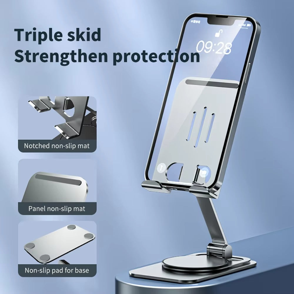 Premium Tablet Stand HolderDesktop Mount for iPad, 10.2", 11", and Other Tablets Stable Base for Office, Home or Kitchen Use