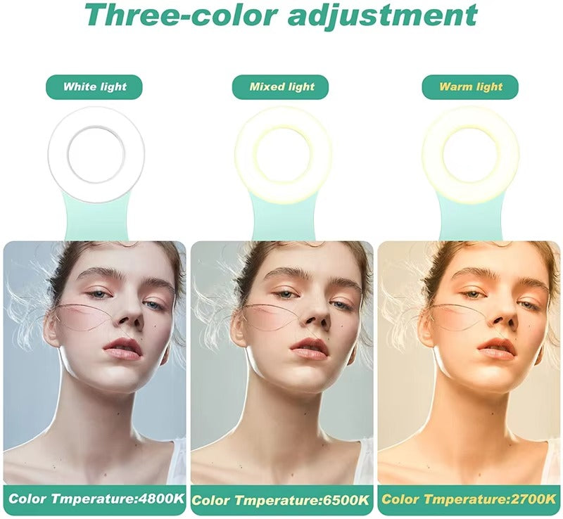 Luxury Apple iPhone Case, MagSafe Compatible, Camera Lens & Screen Protection, Ultra Thin, Shockproof, Magnetic Full All Around Cover – Built-in LED Selfie Ring Light Back Glow Case