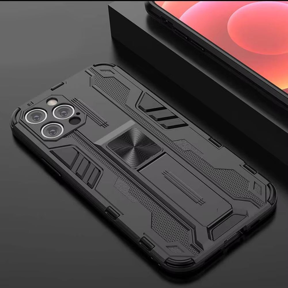 Robust Apple iPhone Case, MagSafe Compatible, Camera Lens and Screen Protection, Ultra Thin, Shockproof, Magnetic, Full All Around Protection, Armor Magnetic Holder Cover