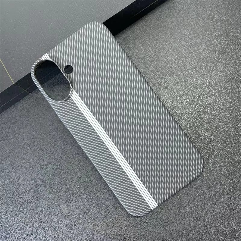 High Quality Apple iPhone Case, MagSafe Compatible, Camera Lens & Screen Protection, Ultra Thin, Shockproof, Magnetic Full All Around Cover – Double Color Carbon Fiber Texture Matte Case with Ultra Thin Shockproof Design