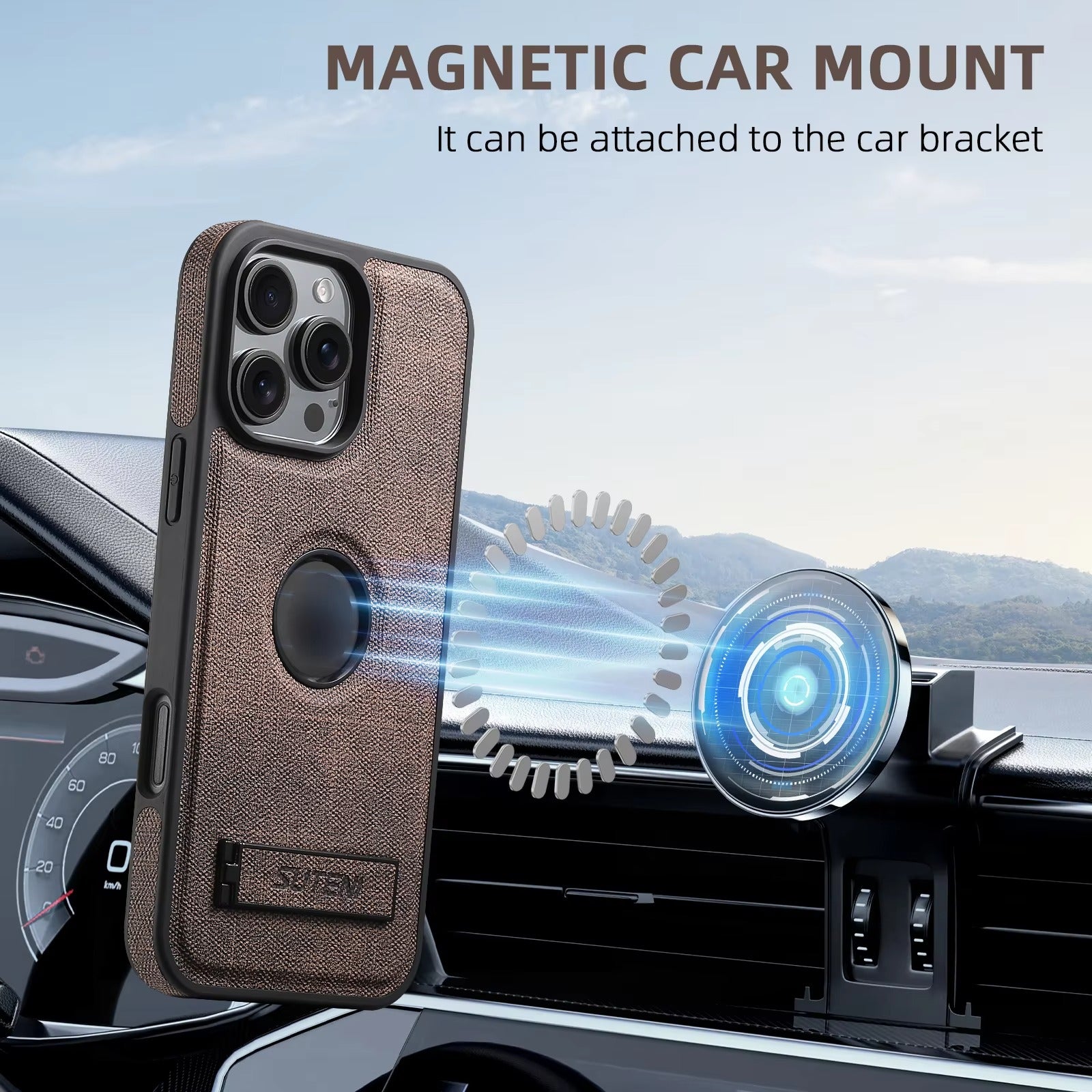 Luxury Apple iPhone Case, MagSafe Compatible, Camera Protection, Ultra Thin, Shockproof, Magnetic, Full All Around Protection