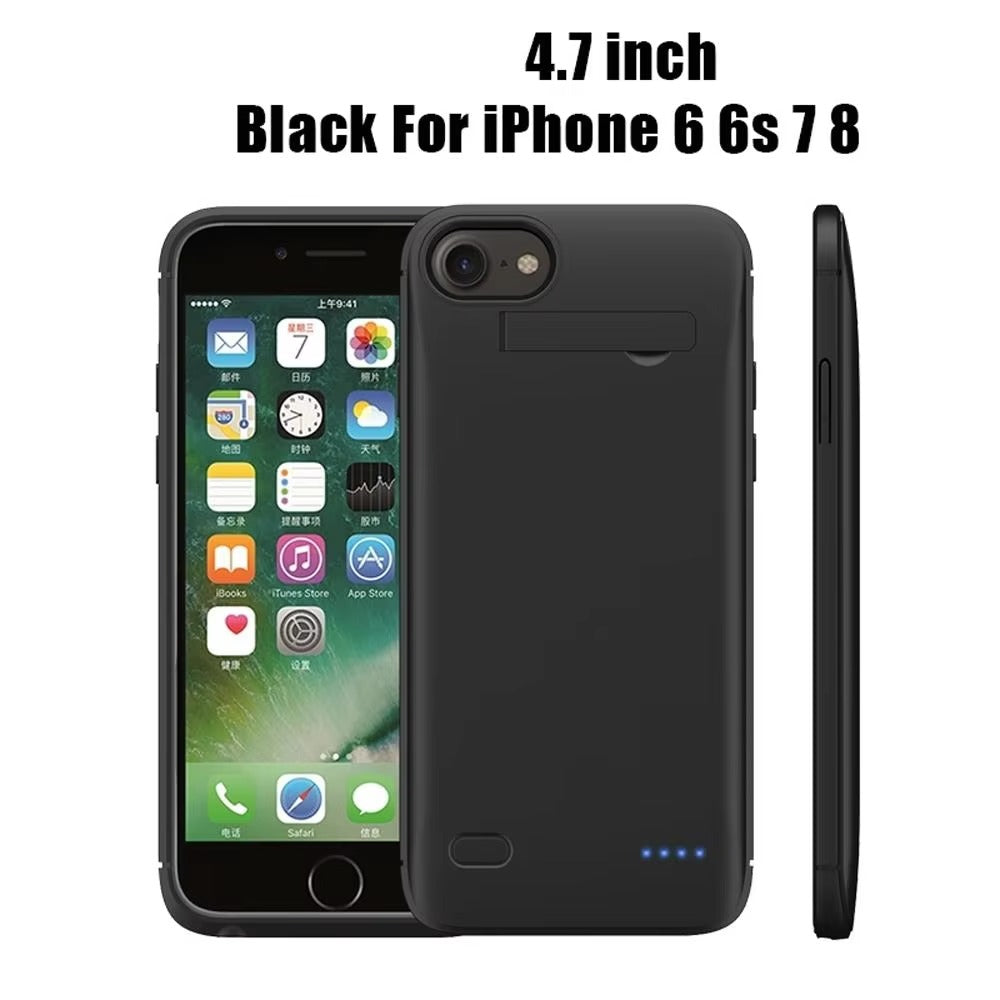 Premium Apple iPhone Case MagSafe Compatible, Camera Lens & Screen Protection, Ultra Thin Shockproof Magnetic Full All Around Protection Cover with 10000mAh Charging Power Bank