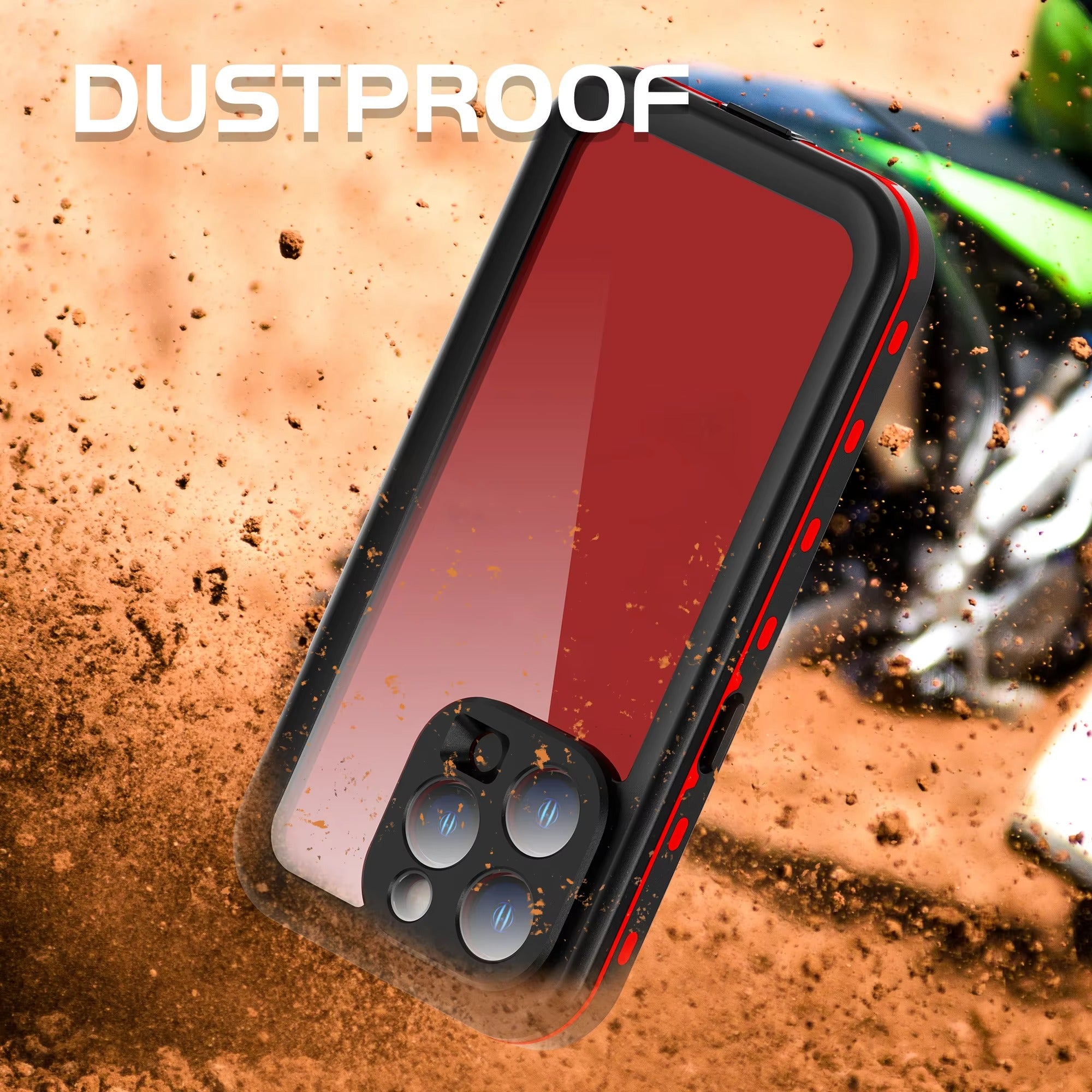 High Quality Apple iPhone Case MagSafe Compatible, Camera Lens & Screen Protection, Ultra Thin Shockproof Magnetic Full All Around Protection Cover with IP68 Transparent Rope Design