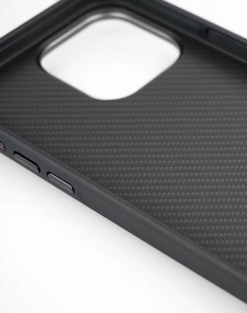 Luxury Apple iPhone Case, MagSafe Compatible, Camera Lens & Screen Protection, Ultra Thin, Shockproof, Magnetic Full All Around Cover – Carbon Fiber Texture Case with Soft Rubber Frame for Durable, Stylish Protection