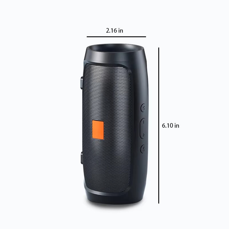 High Quality Portable Bluetooth Speaker for iPhone – Dual Stereo Subwoofer with FM Radio, TF/USB Playback, Loud Outdoor