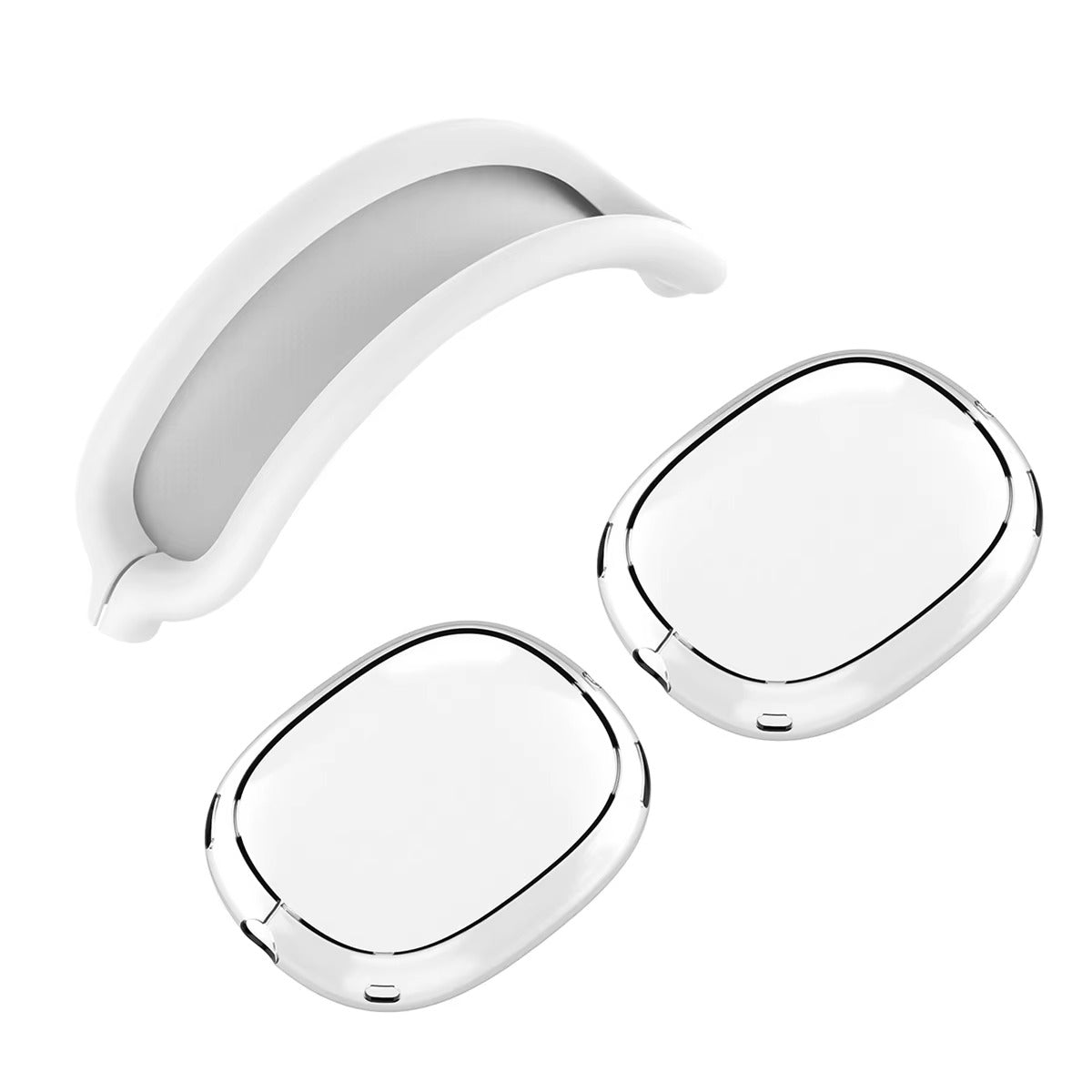 Premium Transparent TPU Case for AirPods Max – Soft, Anti-Scratch, Shockproof Protective Cover for Wireless Headphones, Lightweight and Snug Fit