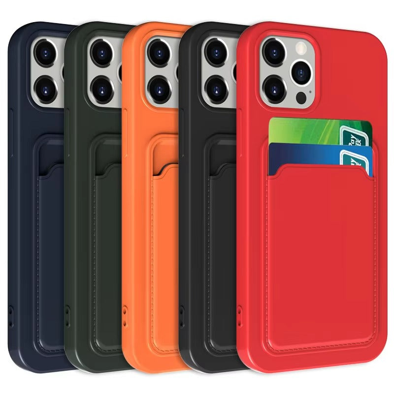 Premium Apple iPhone Case, MagSafe Compatible, Camera Lens and Screen Protection, Ultra Thin, Shockproof, Magnetic, Full All Around Protection, Frosted Card Pocket Cover