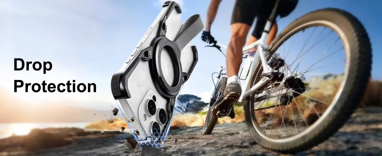 Premium Apple iPhone Case Camera Lens & Screen Protection, Ultra Thin Shockproof Magnetic Full All Around Protection Cover