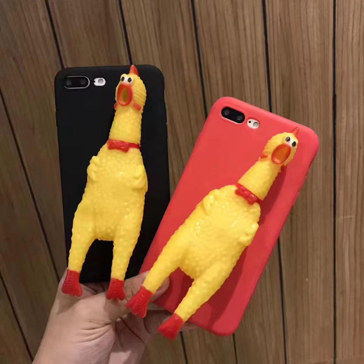 Premium Apple iPhone Case, MagSafe Compatible, Camera Lens and Screen Protection, Ultra Thin, Shockproof, Magnetic, Full All Around Protection, 3D Scream Chicken Cover