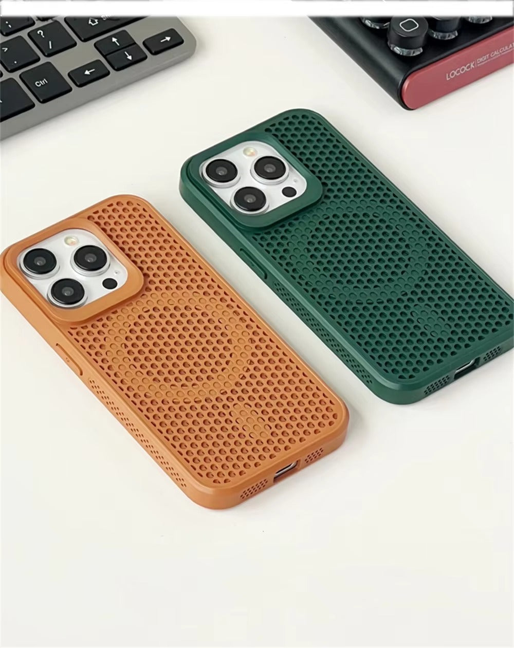 Luxury Apple iPhone Case, MagSafe Compatible, Camera Lens & Screen Protection, Ultra Thin, Shockproof, Magnetic Full All Around Cover – Matte Hard PC Case with Heat Dissipation Holes & Wireless Charging Support