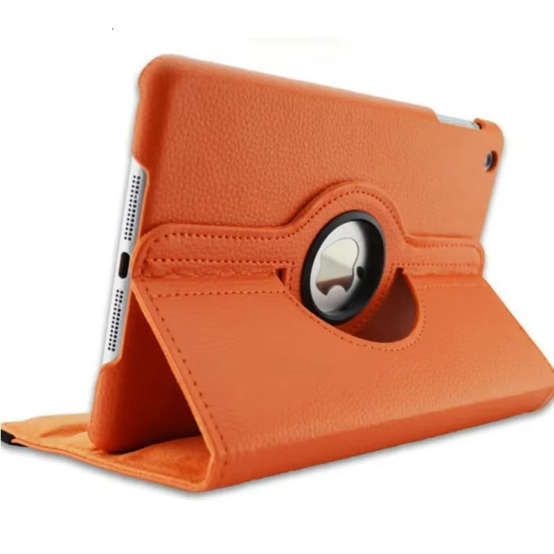 Premium 360° Rotating PU Leather iPad Case – Smart Cover with Auto Sleep/Wake, Shockproof Stand for 12.9" Pro & Air Tablets, Durable & Washable