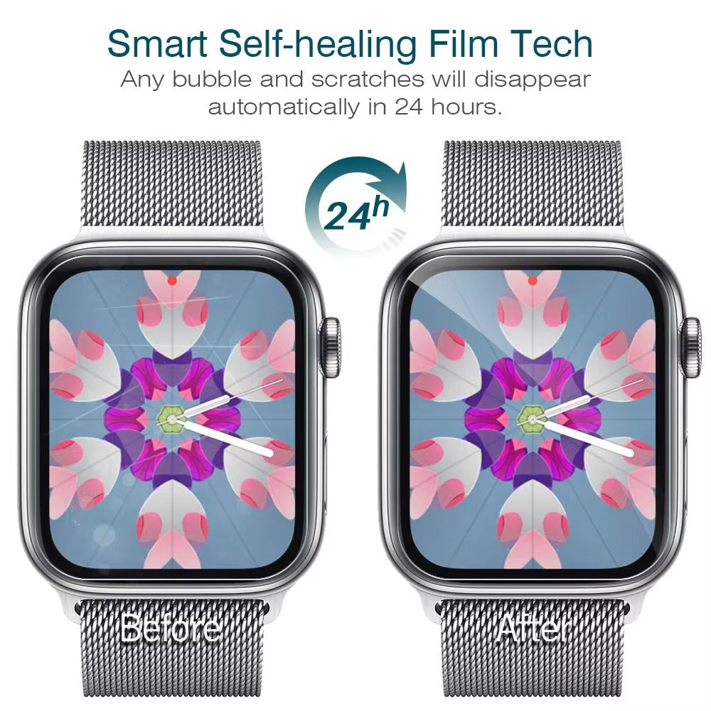 Premium HD Screen Protector for Apple Watch – Full Coverage Scratch-Resistant Film Guard, Easy Install