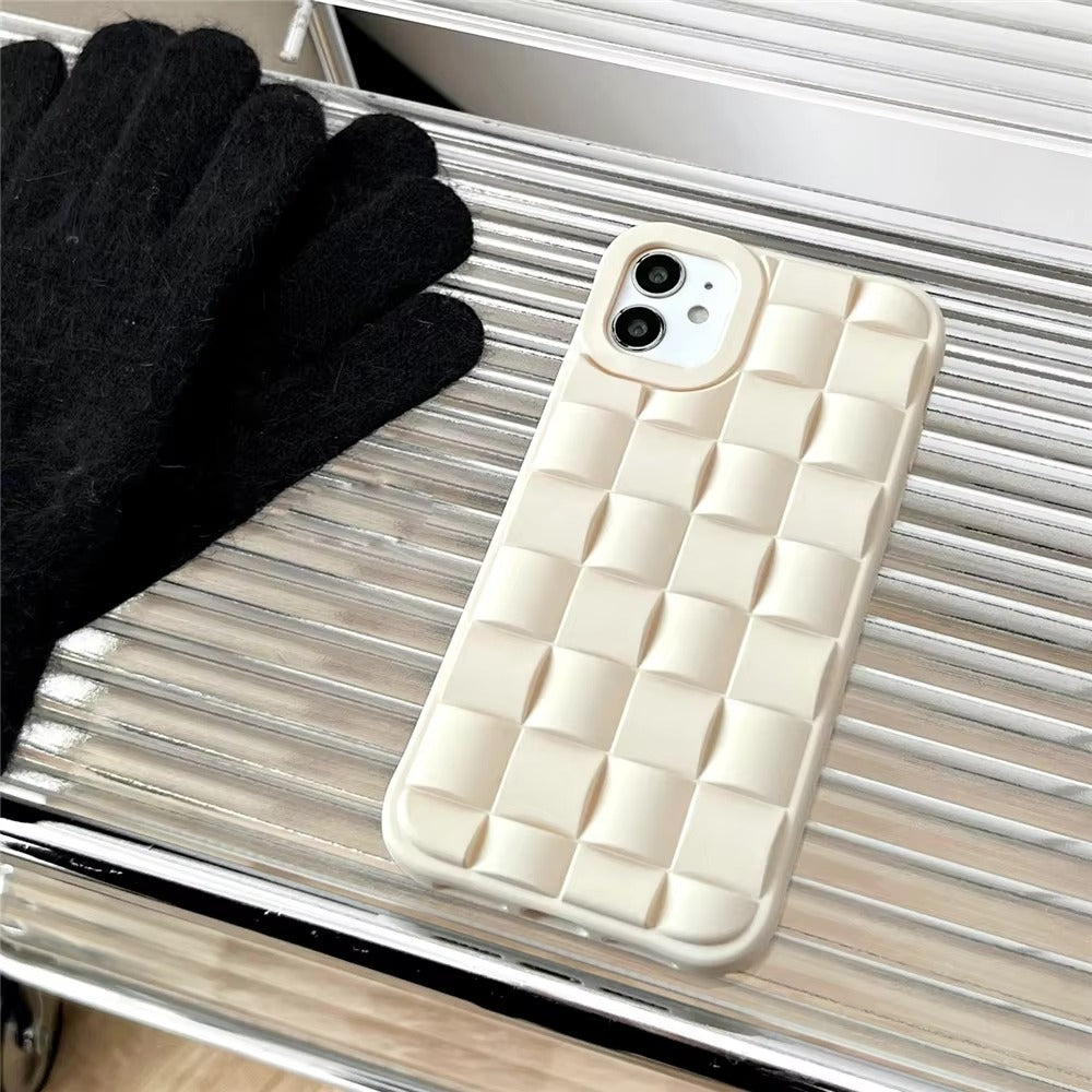 Premium Apple iPhone Case, MagSafe Compatible, Camera Lens & Screen Protection, Ultra Thin, Shockproof, Magnetic Full All Around Cover – 3D Weave Soft Liquid Silicone Case with Shockproof Back Shell Design