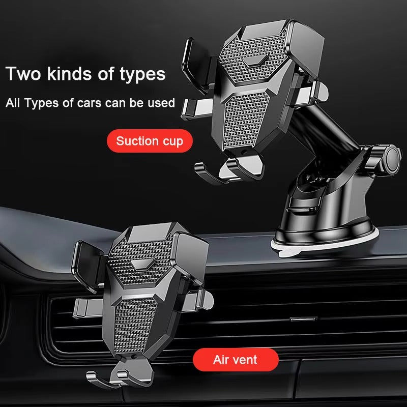 Premium Suction Cup Car Phone Holder for iPhone – Windshield & Dashboard Mount, Mobile Stand for Apple Devices