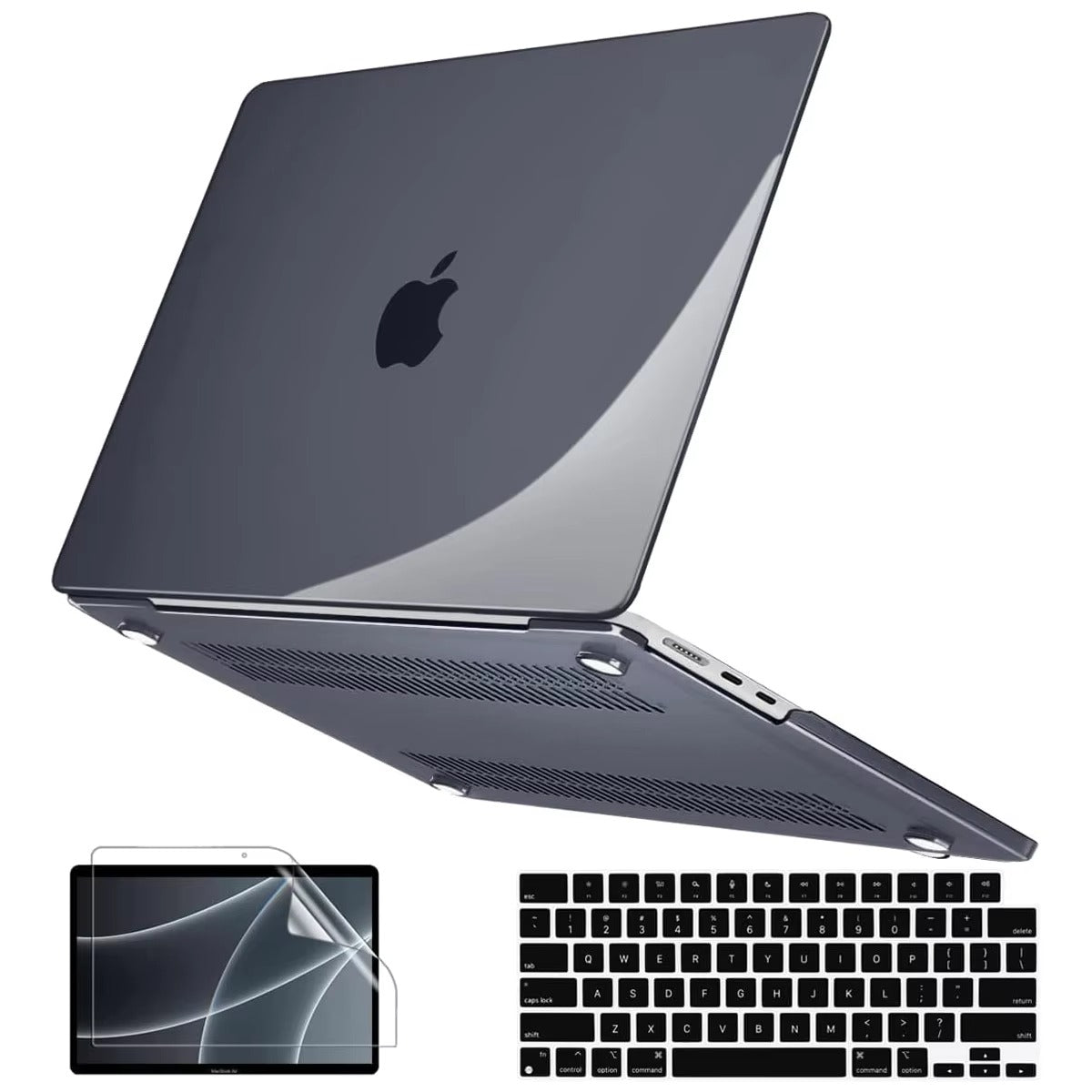 Premium Hard Shell Case for MacBook Air 13.6, 15 M1, M2 and Pro 13, 14, 16 – Slim, Protective Laptop Cover for Apple Notebook, Scratch-Resistant and Lightweight