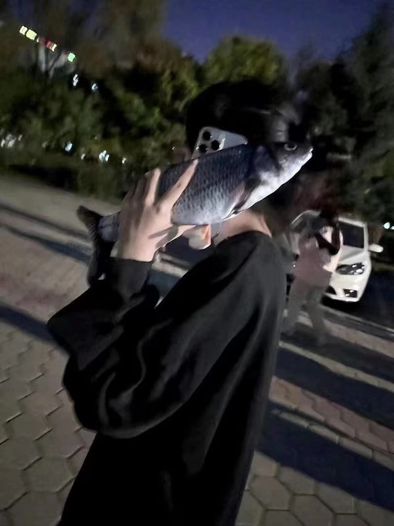 Premium Apple iPhone Case, MagSafe Compatible, Camera Lens and Screen Protection, Ultra Thin, Shockproof, Magnetic, Full All Around Protection, Funny Fish Design Cover