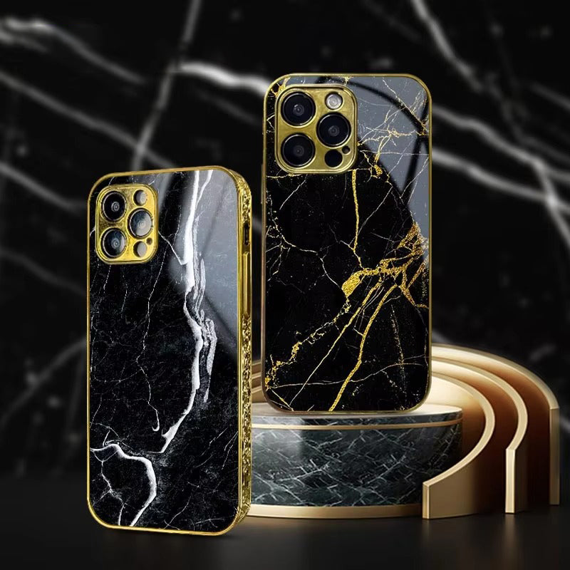 Premium Double Glass Apple iPhone Case, MagSafe Compatible, Ultra Thin Magnetic Shockproof Full Protection