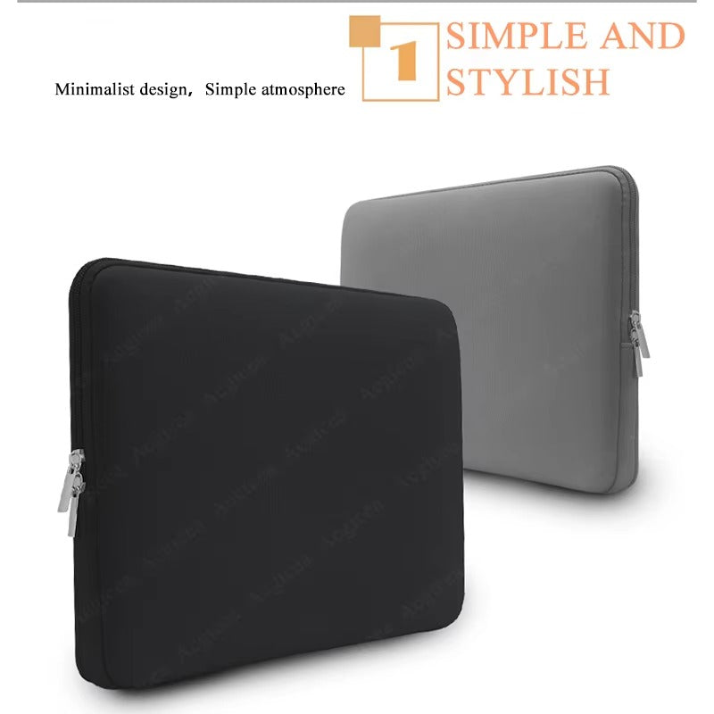 Premium Soft Laptop Bag for Notebook, MacBook Air, Pro, Retina – Protective Sleeve Case for 11, 12, 13, 14, 15, 15.6 Inch Computers, Slim and Lightweight