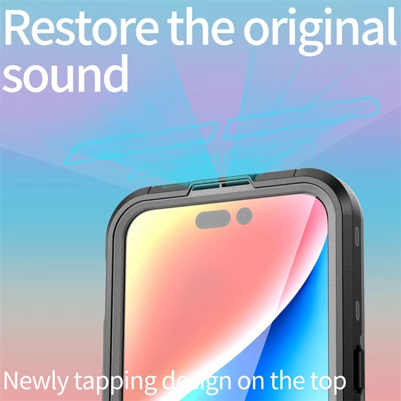 High Quality Apple iPhone Case MagSafe Compatible, Camera Lens & Screen Protection, Ultra Thin Shockproof Magnetic Full All Around Protection Cover with IP68 Transparent Rope Design