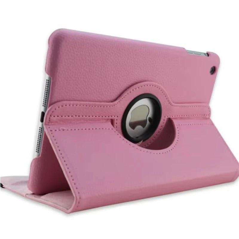 Premium 360° Rotating PU Leather iPad Case – Smart Cover with Auto Sleep/Wake, Shockproof Stand for 12.9" Pro & Air Tablets, Durable & Washable