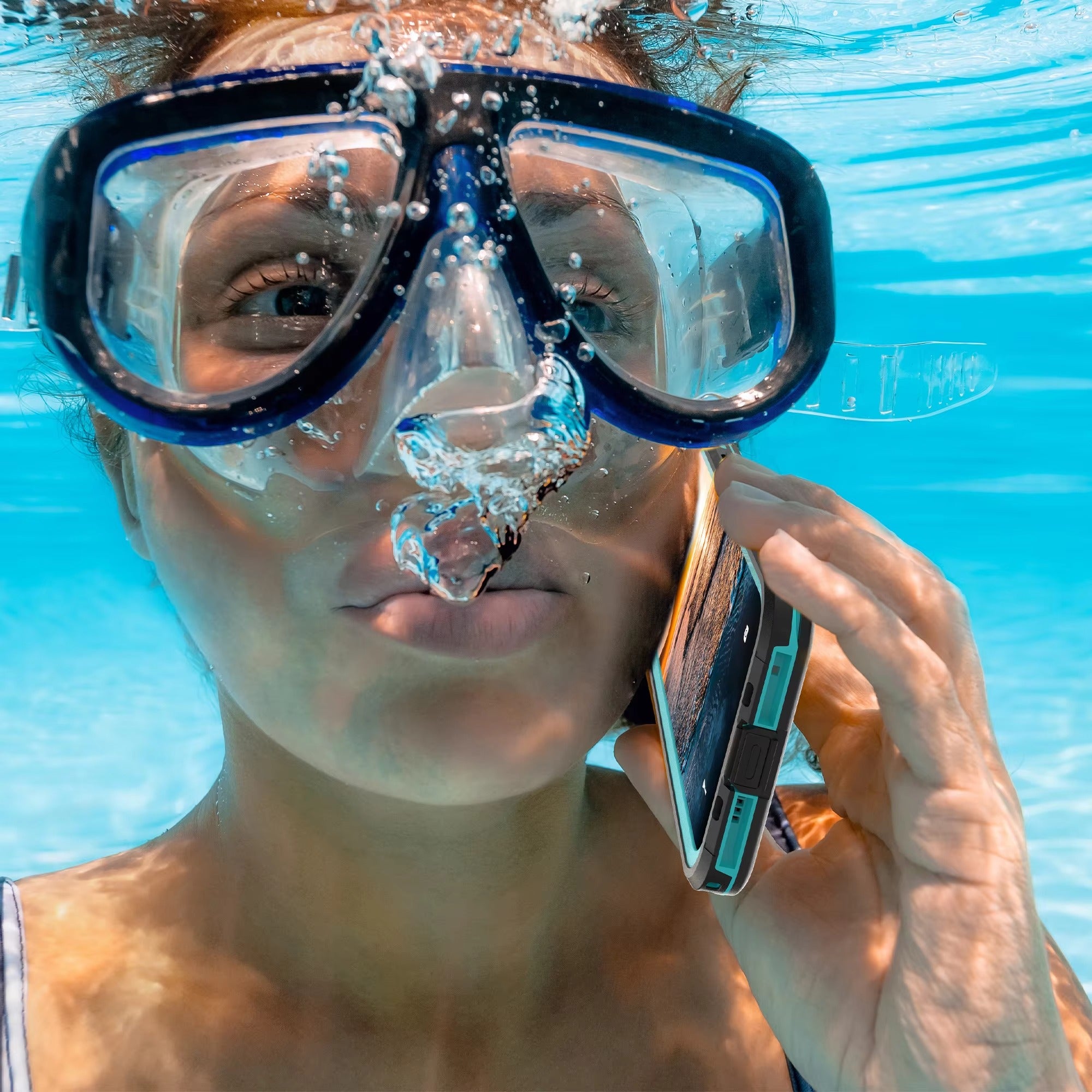 Robust Apple iPhone Case MagSafe Compatible, Camera Lens & Screen Protection, Ultra Thin Shockproof Magnetic Full All Around Protection Cover with IP68 Waterproof Diving Design