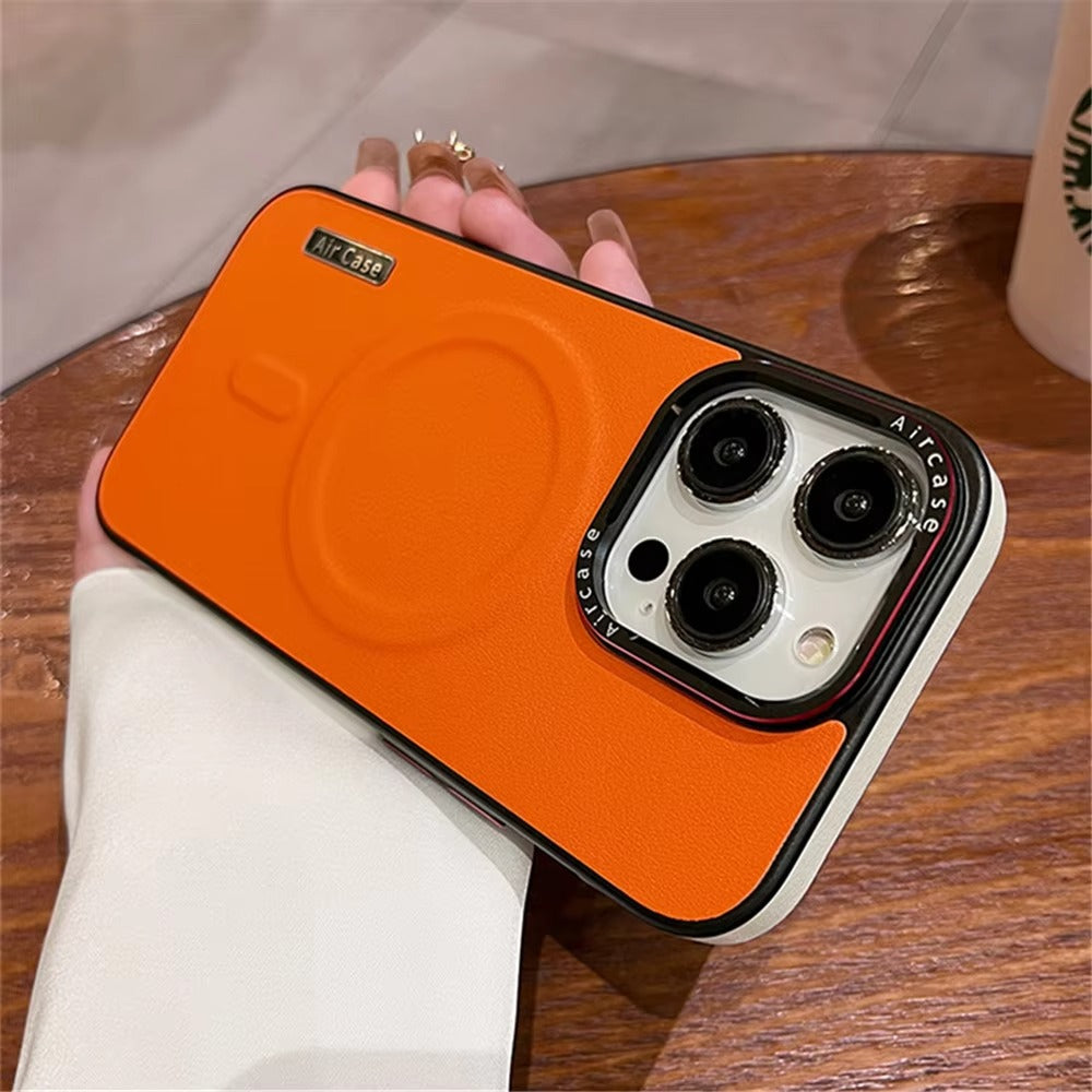 Luxury Apple iPhone Case Camera Lens & Screen Protection, Ultra Thin Shockproof Magnetic Full All Around Protection Cover