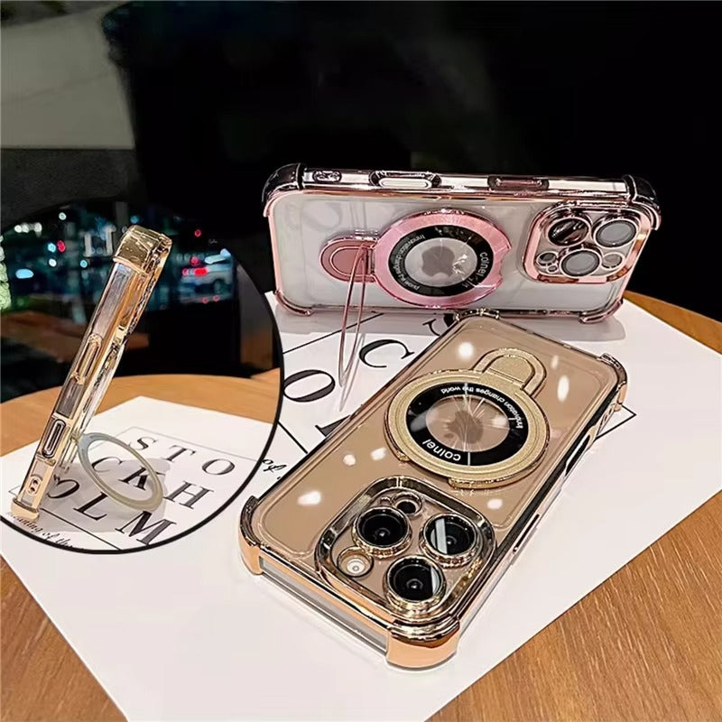 Luxury Apple iPhone Case Compatible, Camera Lens & Screen Protection, Ultra Thin Shockproof Full All Around Protection Cover