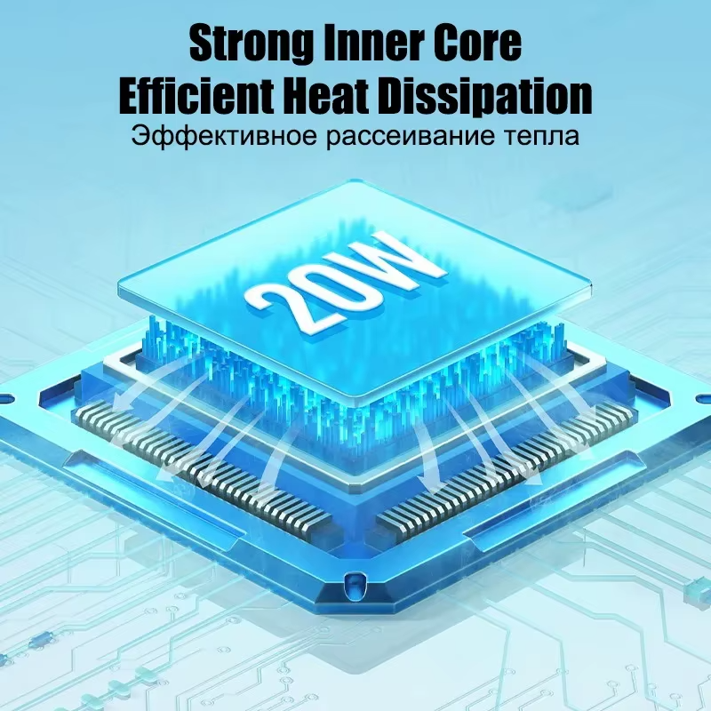 Premium 20W USB-C PD Fast Charger – Compact Power Adapter with Power Delivery Quick Charging, Safe Charging Protection and Reliable Power Output