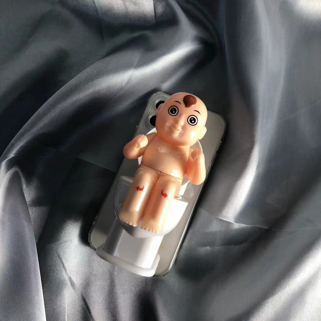 Premium Apple iPhone Case, MagSafe Compatible, Camera Lens and Screen Protection, Ultra Thin, Shockproof, Magnetic, Full All Around Protection, Toilet Spray Gag Cover