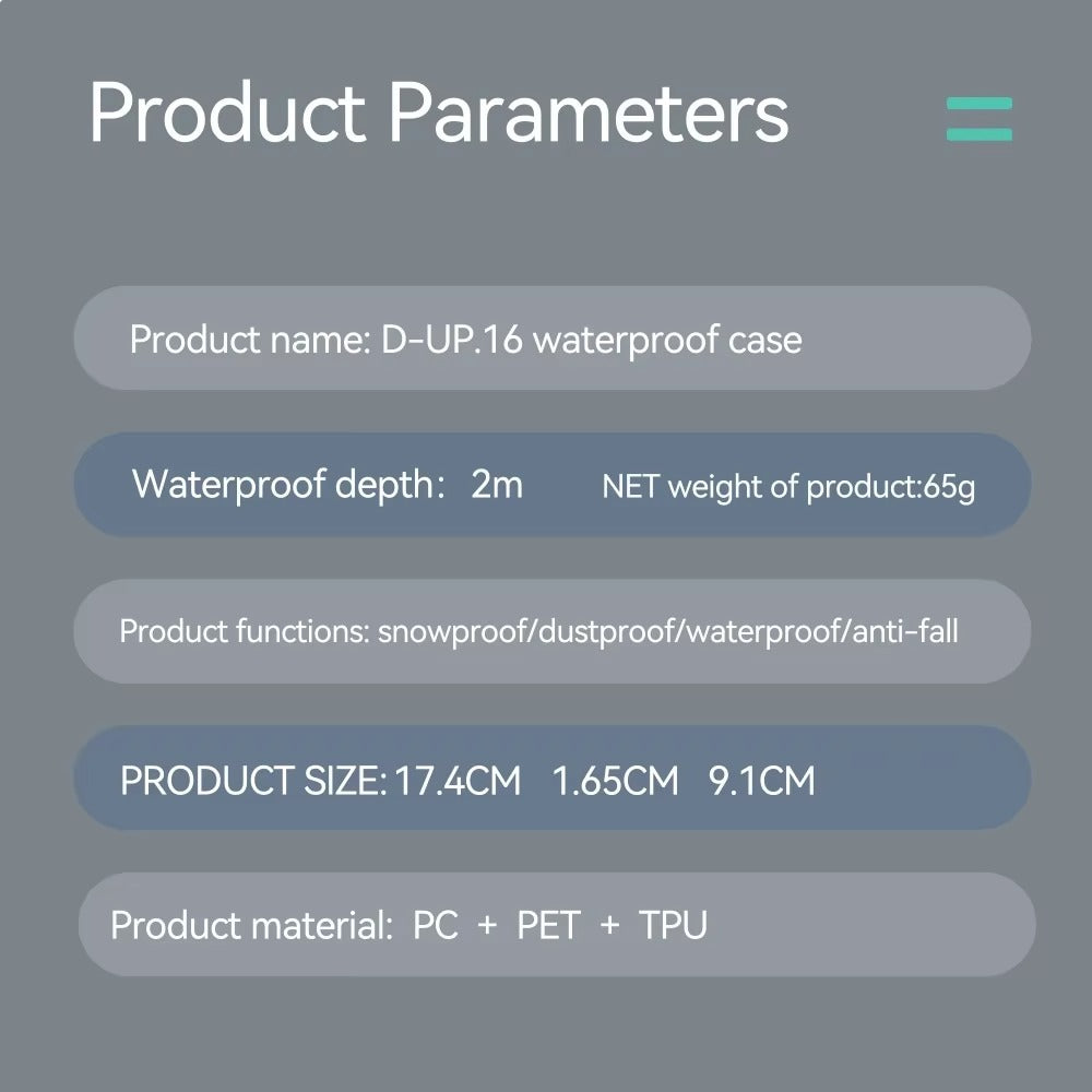 Premium Apple iPhone Case MagSafe Compatible, Camera Lens & Screen Protection, Cover with IP68 Waterproof TPU Armor