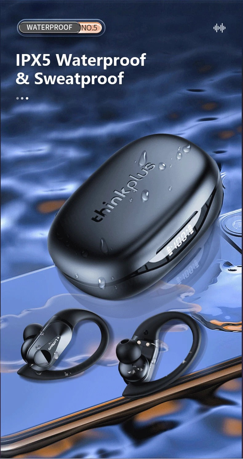 Premium Bluetooth 5.3 Wireless Earbuds for iPhone – TWS Sport with Stereo Sound, Noise Reduction, and Low-Latency Gaming Mode