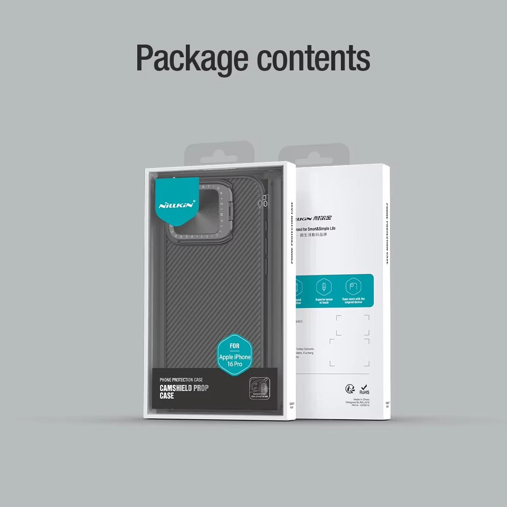 Premium Apple iPhone Case Ultra Thin Shockproof Magnetic Full All Around Protection Cover with Slide Camera Stand Bracket