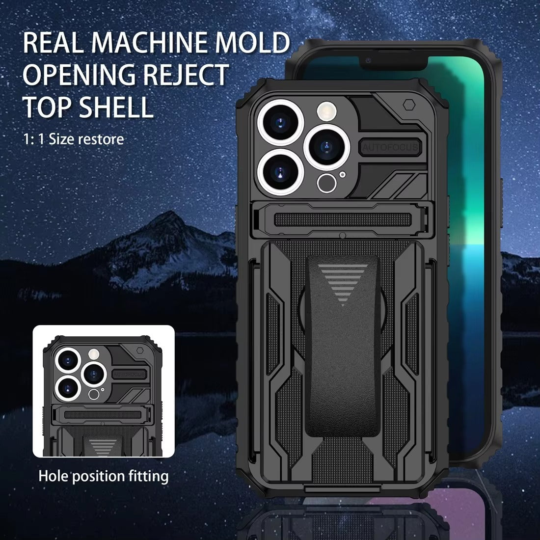 Robust Apple iPhone Case, MagSafe Compatible, Camera Lens & Screen Protection, Ultra Thin, Shockproof, Magnetic Full All Around Cover – Heavy Duty Tough Armor Case with Kickstand & Belt Clip for Rugged Use