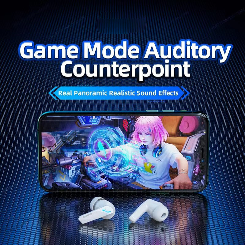 Premium Wireless Gaming Earbuds – Bluetooth 5.3 Low Latency In-Ear Headset, Sweatproof Sport Design for Apple iPhone Users