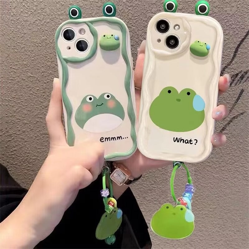 Luxury Apple iPhone Case, MagSafe Compatible, Camera Lens and Screen Protection, Ultra Thin, Shockproof, Magnetic, Full All Around Protection, 3D Animal Keychain Cover
