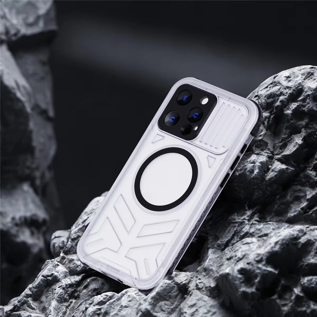 Luxury Apple iPhone Case MagSafe Compatible, Camera Lens & Screen Protection, Ultra Thin Shockproof Magnetic Full All Around Protection Cover with IP68 Waterproof Matte Finish