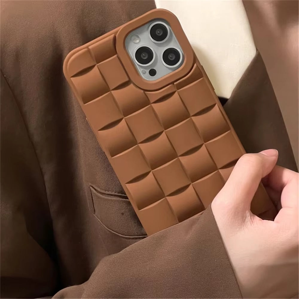Premium Apple iPhone Case, MagSafe Compatible, Camera Lens & Screen Protection, Ultra Thin, Shockproof, Magnetic Full All Around Cover – 3D Weave Soft Liquid Silicone Case with Shockproof Back Shell Design